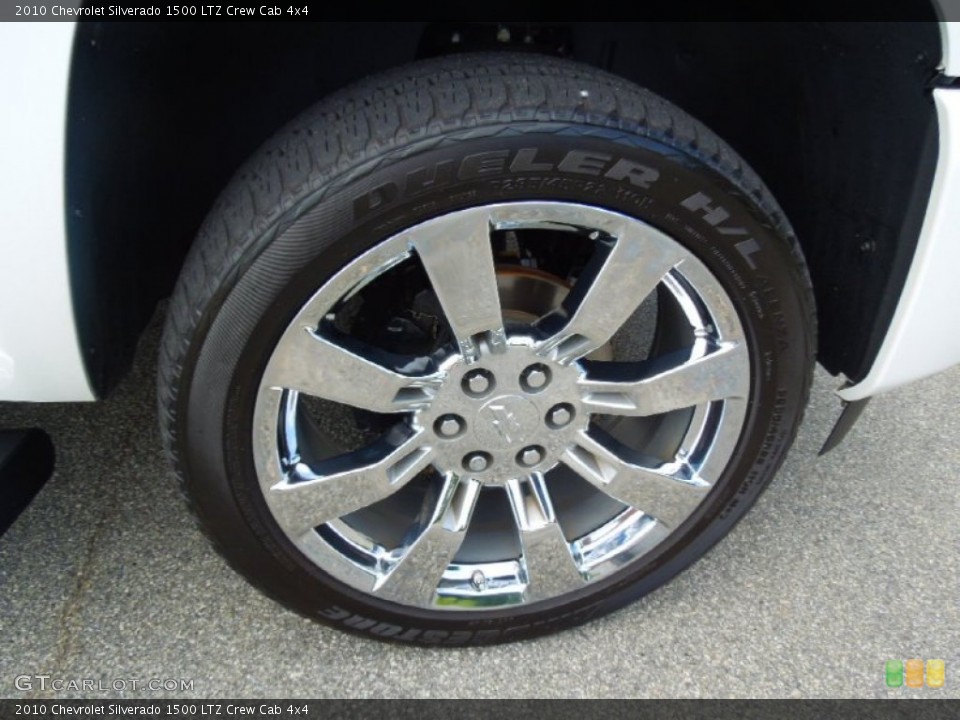 2010 Chevrolet Silverado 1500 LTZ Crew Cab 4x4 Wheel and Tire Photo #69442912