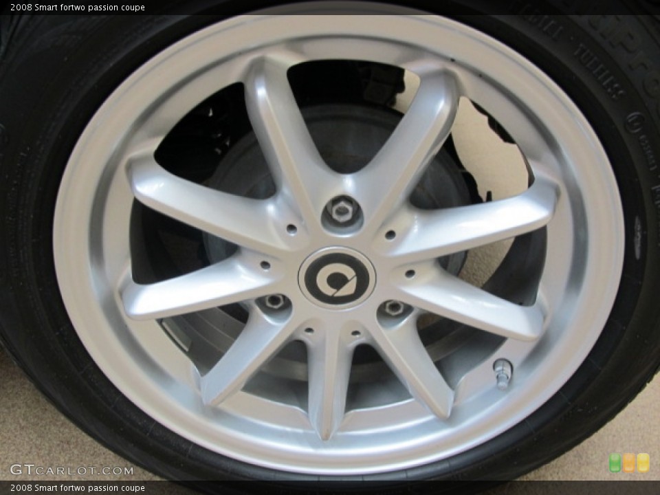 2008 Smart fortwo passion coupe Wheel and Tire Photo #69444649