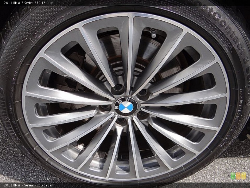 2011 BMW 7 Series 750Li Sedan Wheel and Tire Photo #69446296