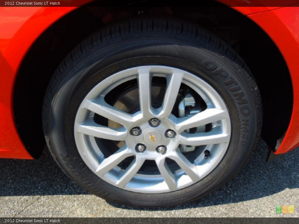 2012 Chevrolet Sonic LT Hatch Wheel and Tire Photo #69446563