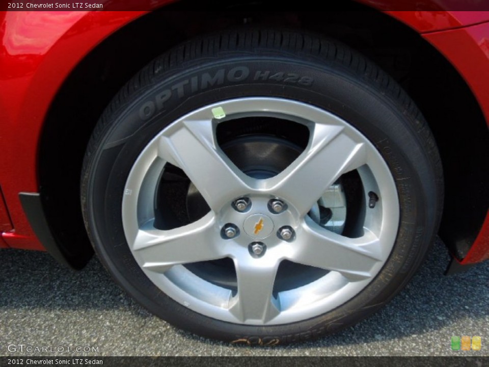 2012 Chevrolet Sonic LTZ Sedan Wheel and Tire Photo #69446812