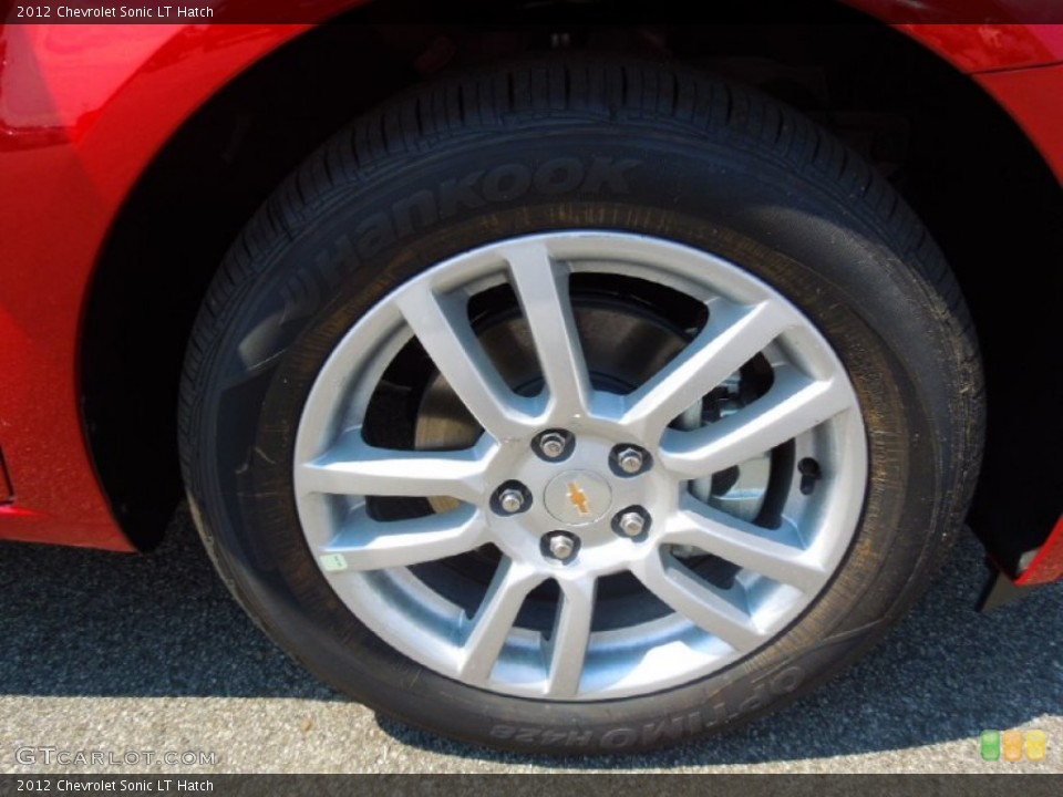 2012 Chevrolet Sonic LT Hatch Wheel and Tire Photo #69447520