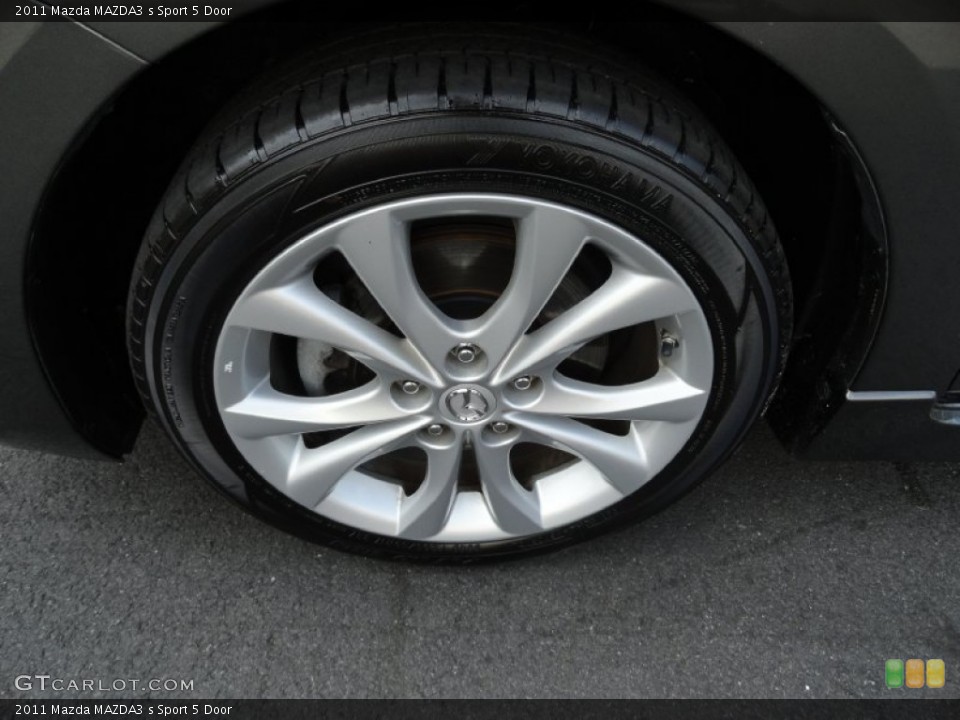 2011 Mazda MAZDA3 s Sport 5 Door Wheel and Tire Photo #69449632