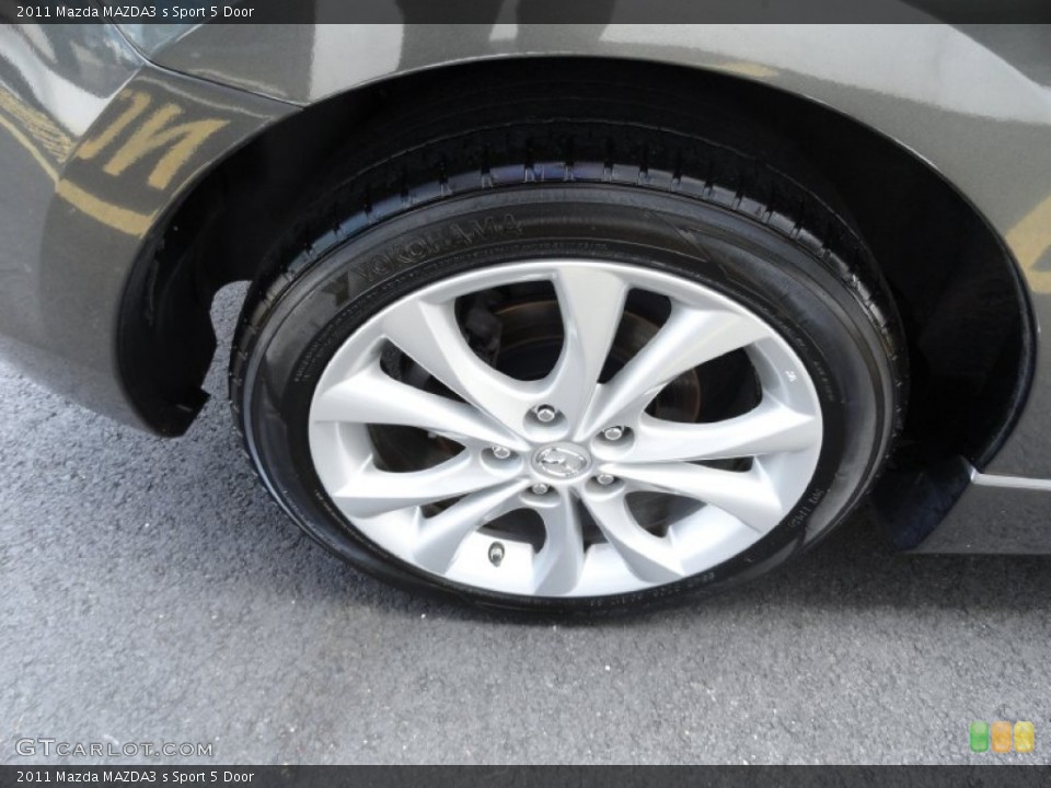 2011 Mazda MAZDA3 s Sport 5 Door Wheel and Tire Photo #69449647