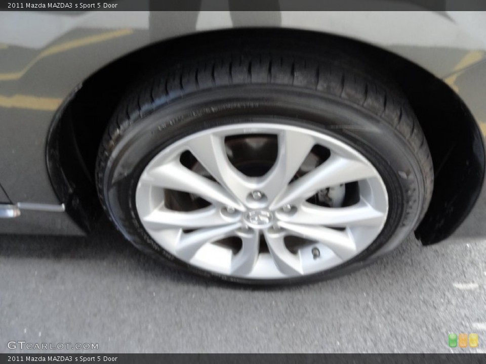 2011 Mazda MAZDA3 s Sport 5 Door Wheel and Tire Photo #69449656