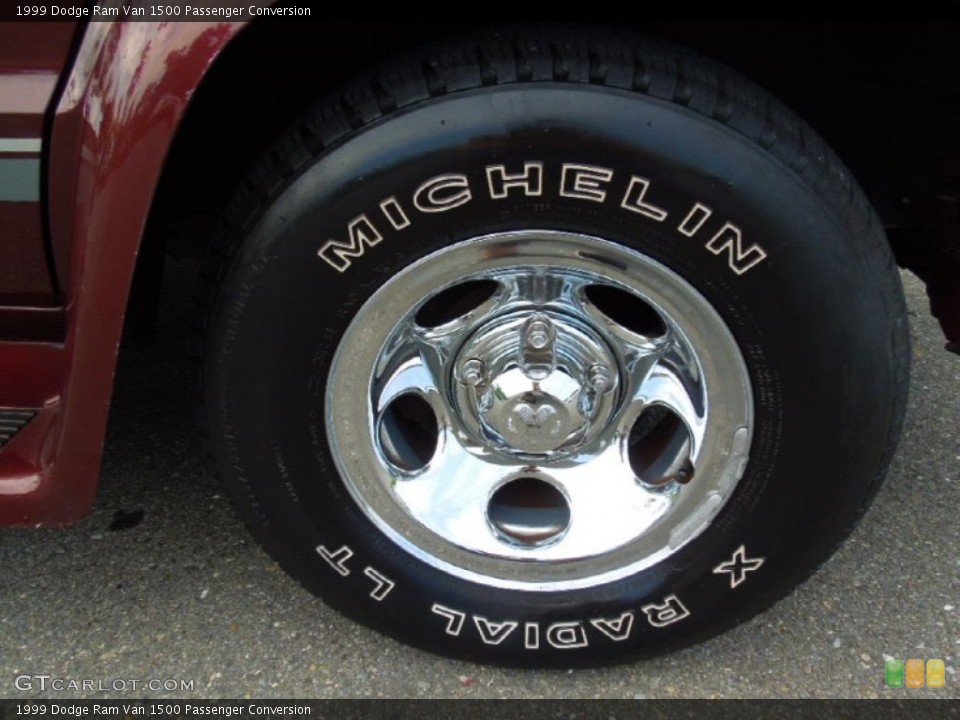1999 Dodge Ram Van 1500 Passenger Conversion Wheel and Tire Photo #69451720