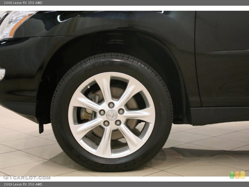 2009 Lexus RX 350 AWD Wheel and Tire Photo #69454684