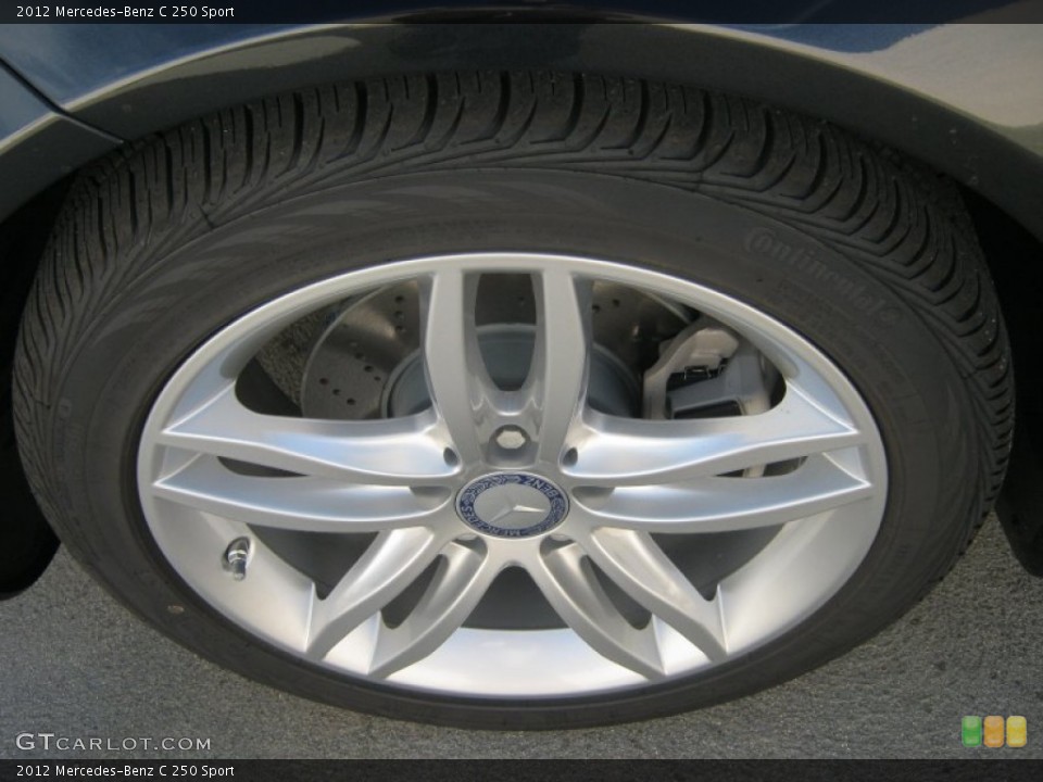 2012 Mercedes-Benz C 250 Sport Wheel and Tire Photo #69467947