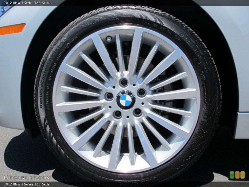 2012 BMW 3 Series 328i Sedan Wheel and Tire Photo #69476218