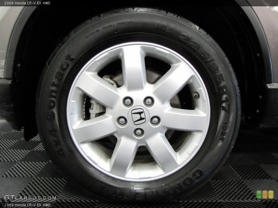 2009 Honda CR-V EX 4WD Wheel and Tire Photo #69477679