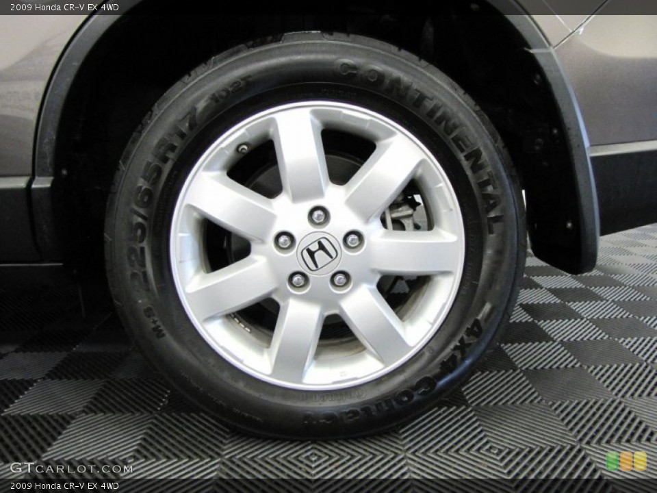 2009 Honda CR-V EX 4WD Wheel and Tire Photo #69477697