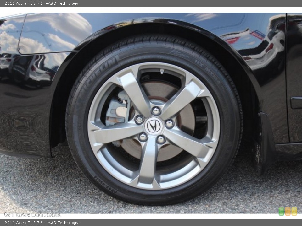 2011 Acura TL 3.7 SH-AWD Technology Wheel and Tire Photo #69480384