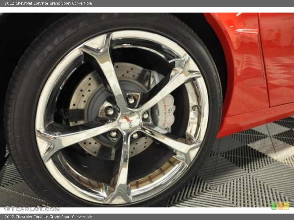 2012 Chevrolet Corvette Grand Sport Convertible Wheel and Tire Photo #69483568