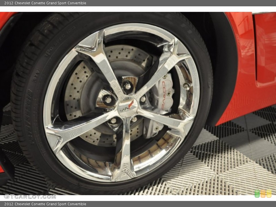 2012 Chevrolet Corvette Grand Sport Convertible Wheel and Tire Photo #69484009