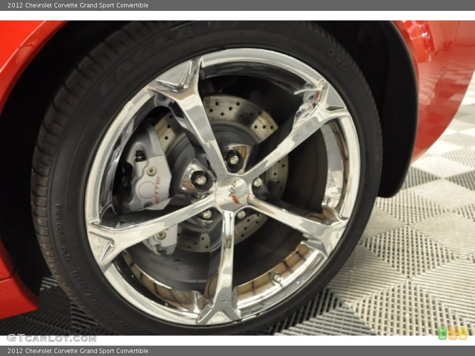 2012 Chevrolet Corvette Grand Sport Convertible Wheel and Tire Photo #69484042
