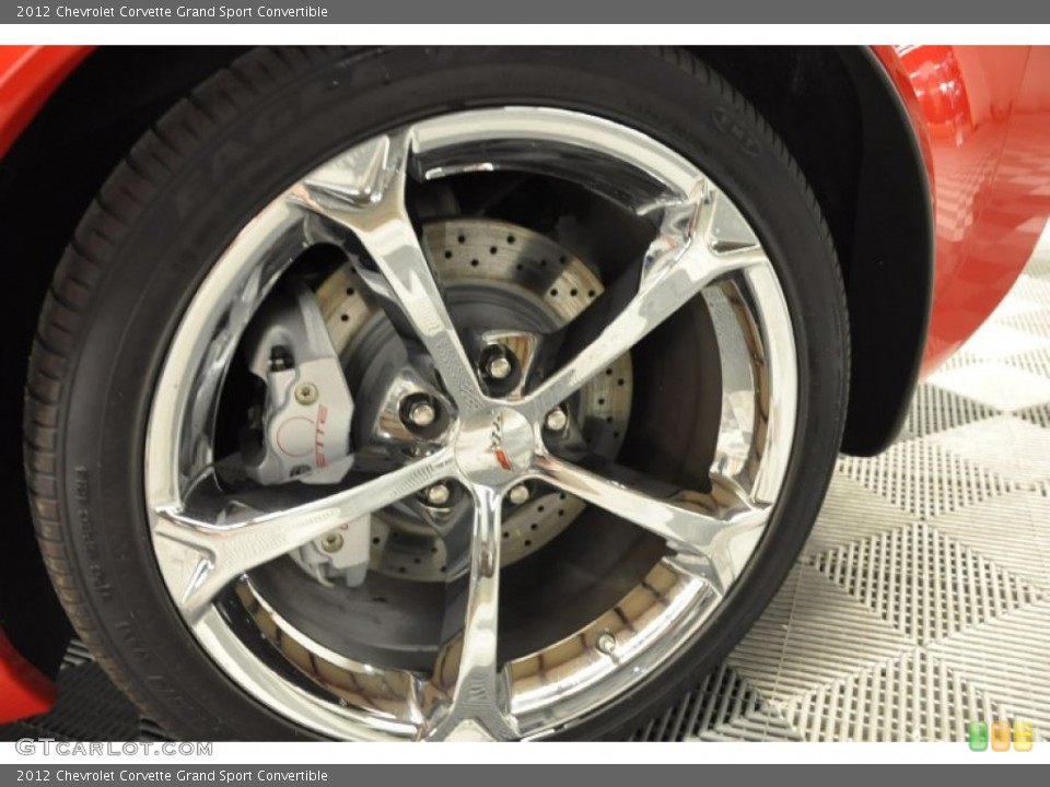 2012 Chevrolet Corvette Grand Sport Convertible Wheel and Tire Photo #69484051