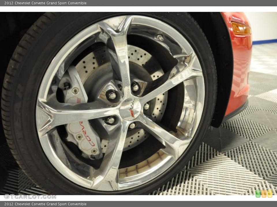 2012 Chevrolet Corvette Grand Sport Convertible Wheel and Tire Photo #69484147