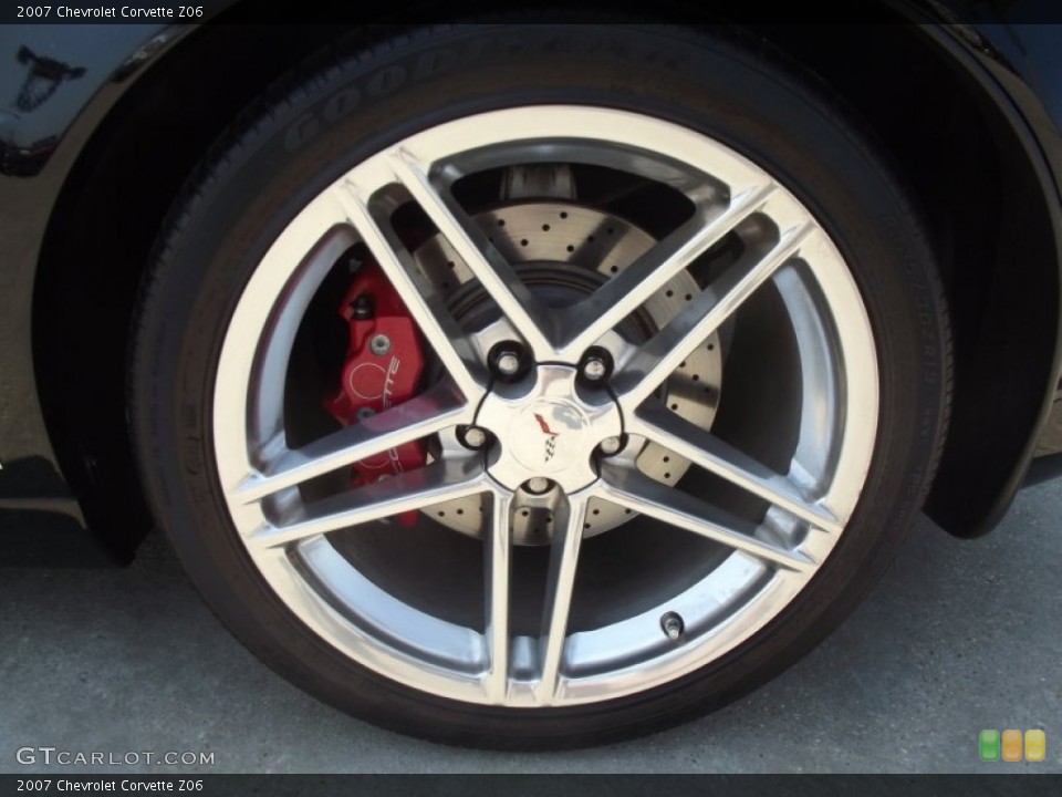 2007 Chevrolet Corvette Z06 Wheel and Tire Photo #69485617