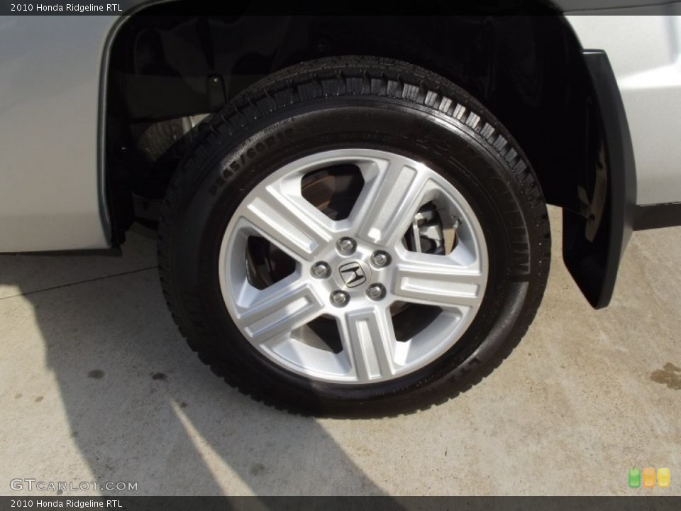 2010 Honda Ridgeline RTL Wheel and Tire Photo #69486769