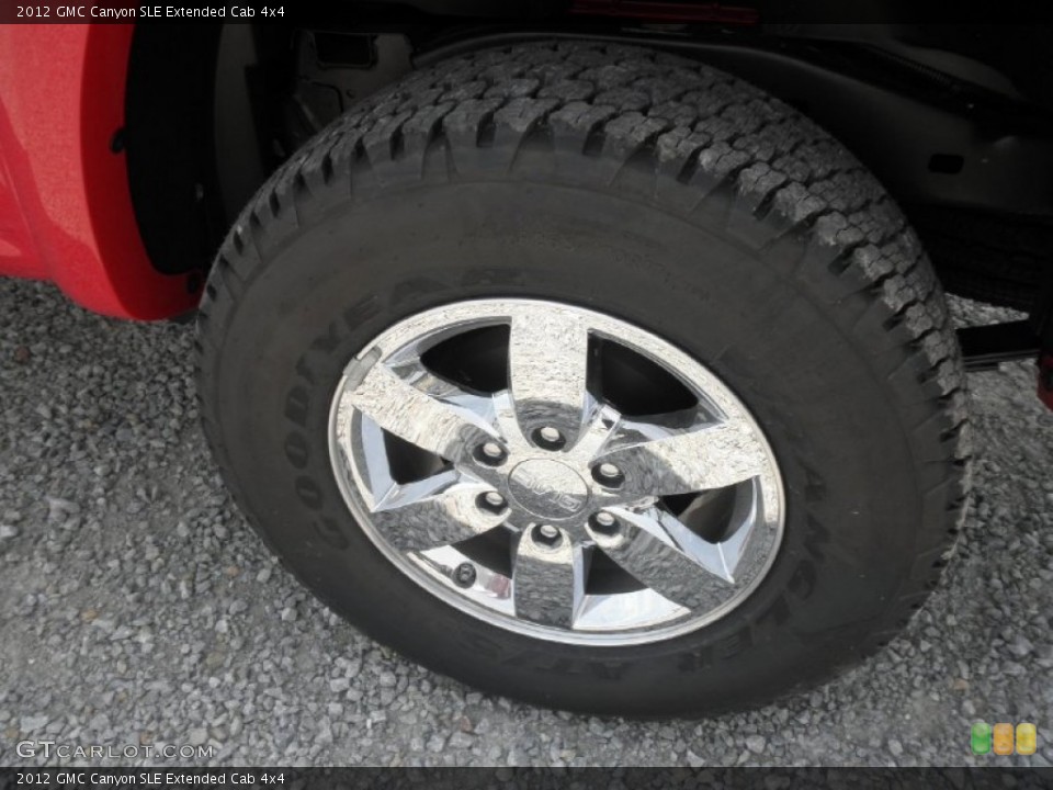 2012 GMC Canyon SLE Extended Cab 4x4 Wheel and Tire Photo #69487347