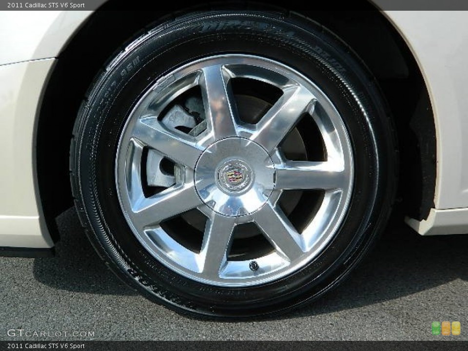 2011 Cadillac STS V6 Sport Wheel and Tire Photo #69487642