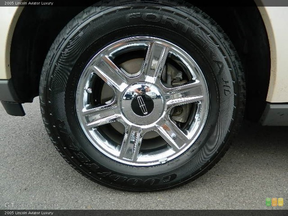 2005 Lincoln Aviator Luxury Wheel and Tire Photo #69489847