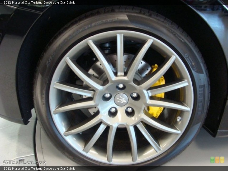2012 Maserati GranTurismo Convertible GranCabrio Wheel and Tire Photo #69490435