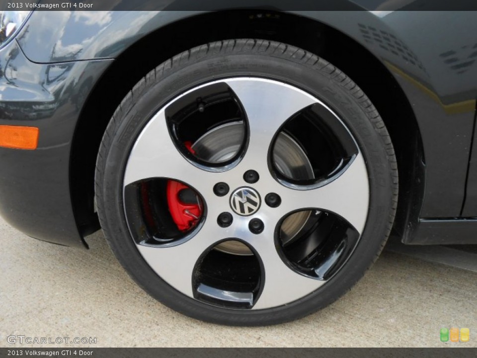 2013 Volkswagen GTI 4 Door Wheel and Tire Photo #69491134