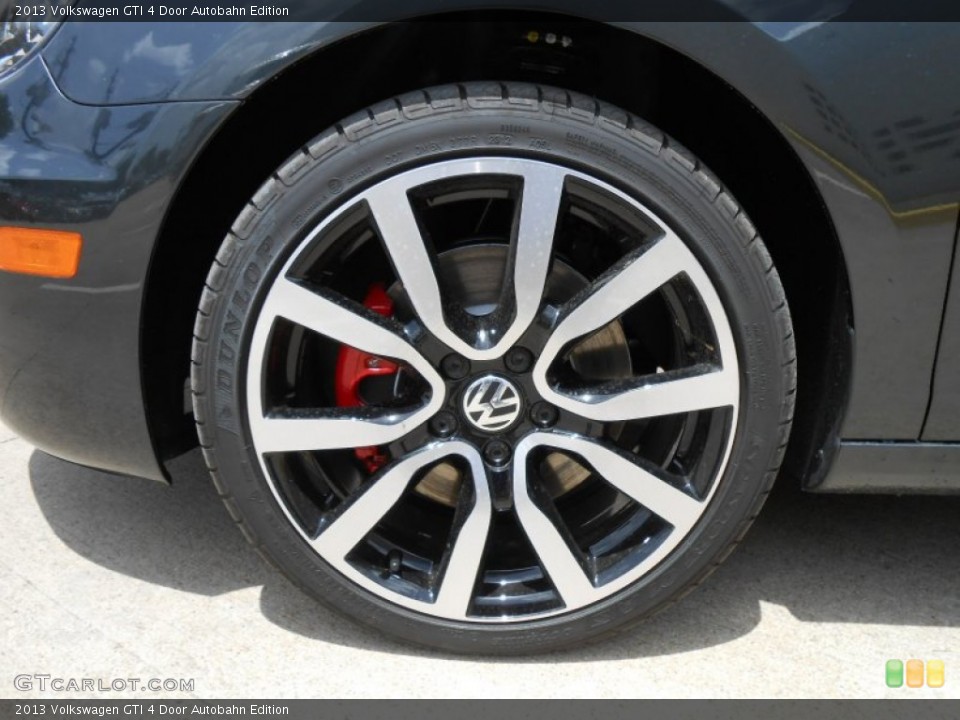 2013 Volkswagen GTI 4 Door Autobahn Edition Wheel and Tire Photo #69491350
