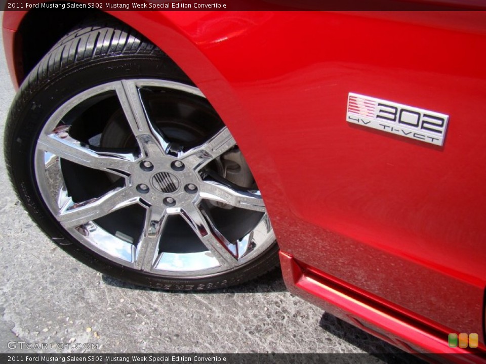 2011 Ford Mustang Saleen S302 Mustang Week Special Edition Convertible Wheel and Tire Photo #69493729