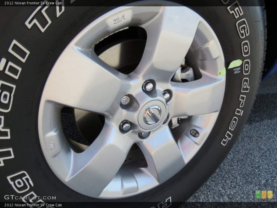 2012 Nissan Frontier SV Crew Cab Wheel and Tire Photo #69500001