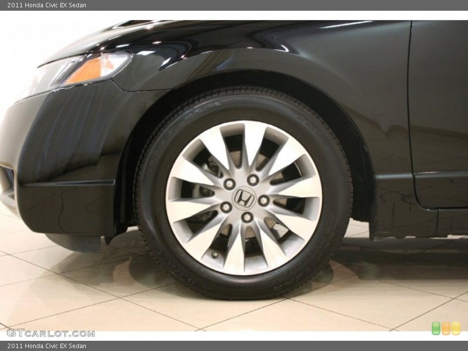 2011 Honda Civic EX Sedan Wheel and Tire Photo #69515353