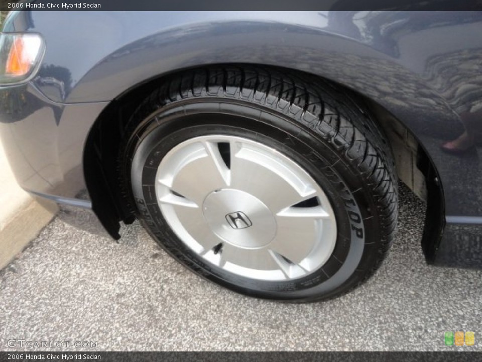 2006 Honda Civic Hybrid Sedan Wheel and Tire Photo #69515557