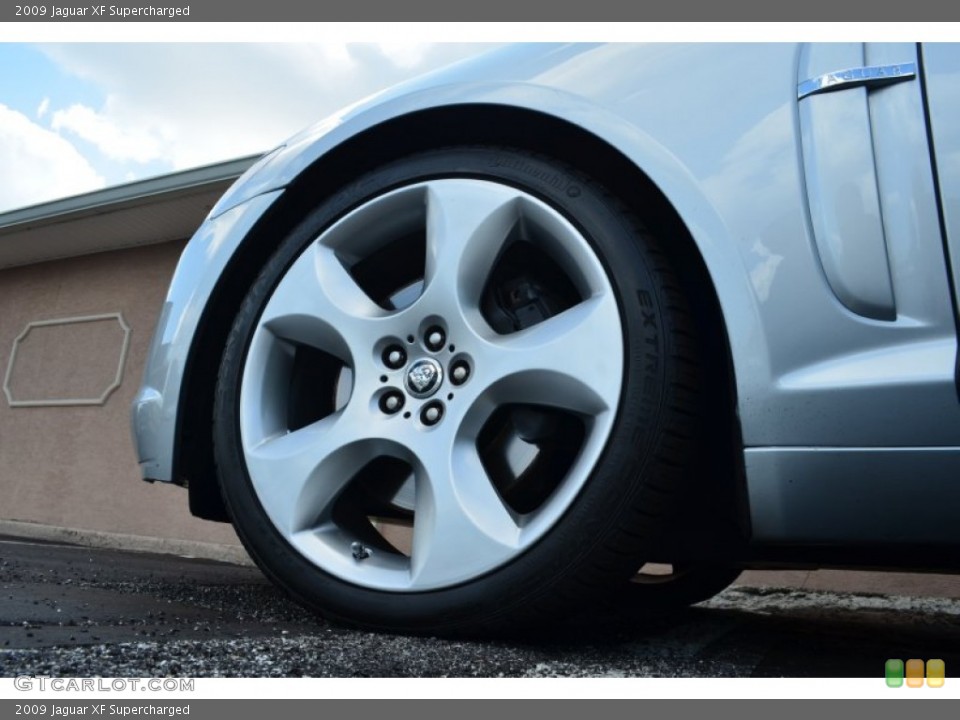 2009 Jaguar XF Supercharged Wheel and Tire Photo #69521890