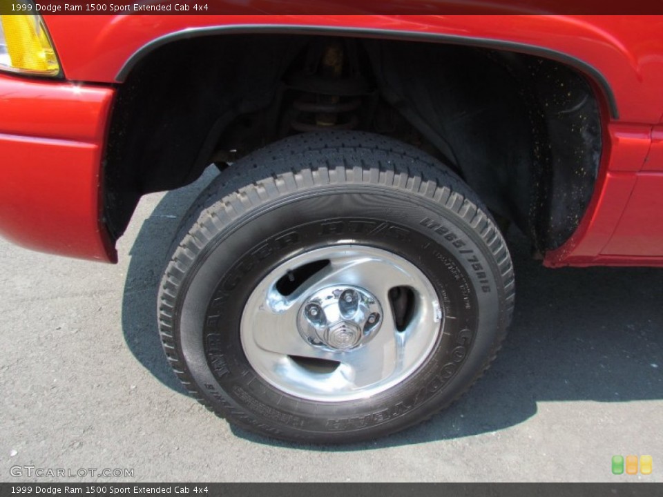 1999 Dodge Ram 1500 Sport Extended Cab 4x4 Wheel and Tire Photo #69528960