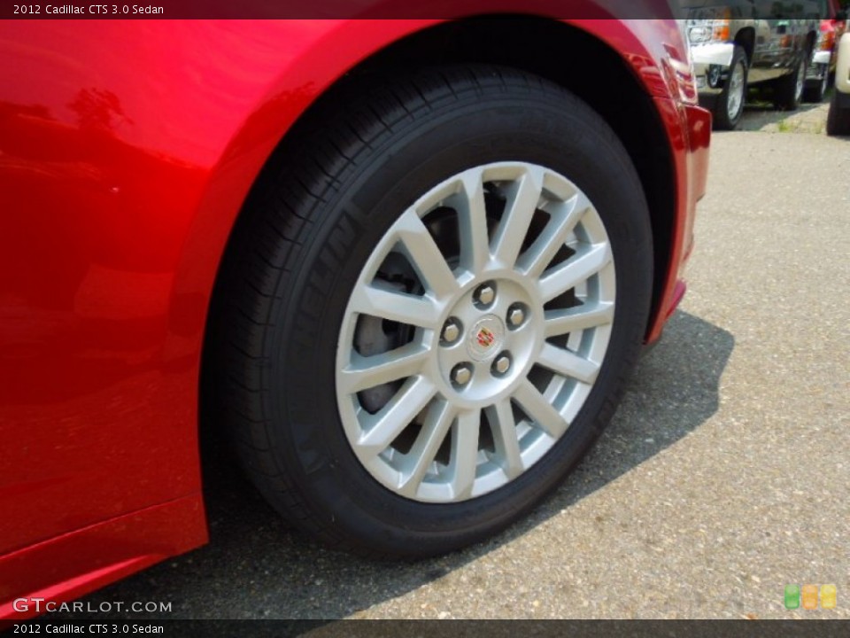 2012 Cadillac CTS 3.0 Sedan Wheel and Tire Photo #69532278