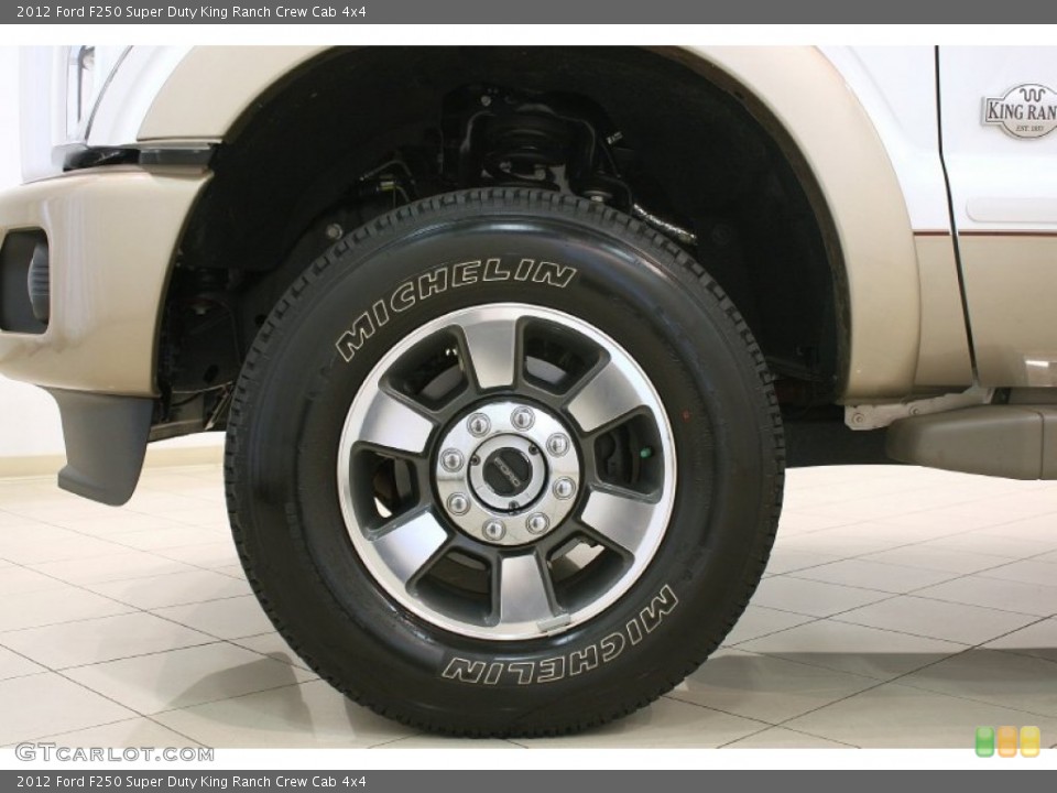 2012 Ford F250 Super Duty King Ranch Crew Cab 4x4 Wheel and Tire Photo #69536664