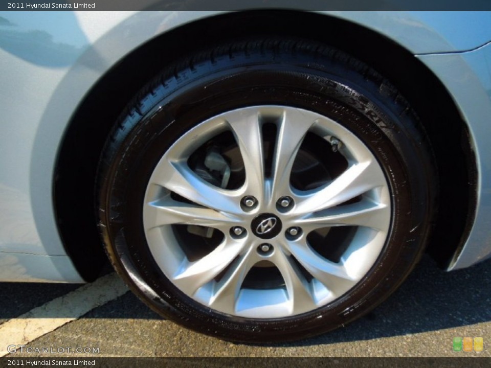 2011 Hyundai Sonata Limited Wheel and Tire Photo #69539937