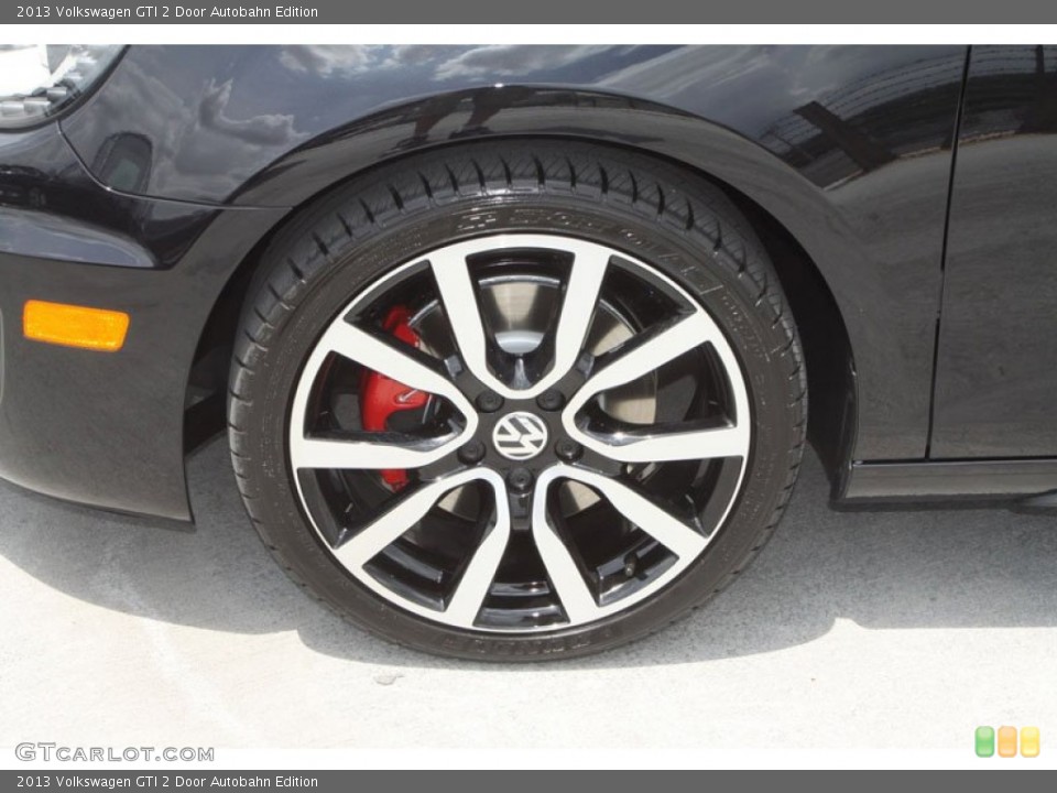 2013 Volkswagen GTI 2 Door Autobahn Edition Wheel and Tire Photo #69540603