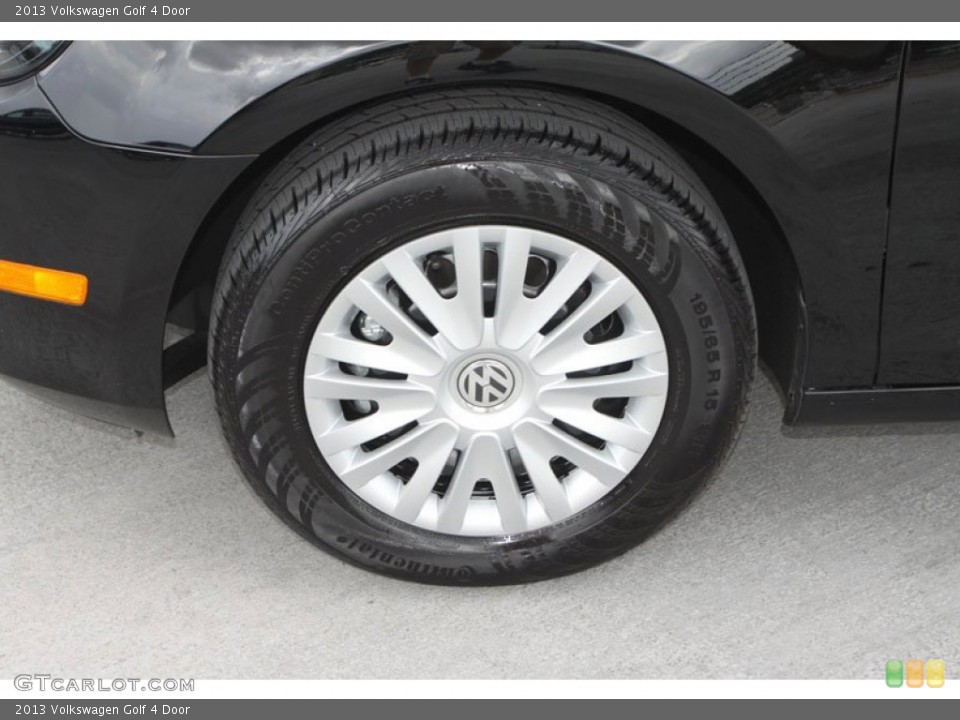 2013 Volkswagen Golf 4 Door Wheel and Tire Photo #69541305