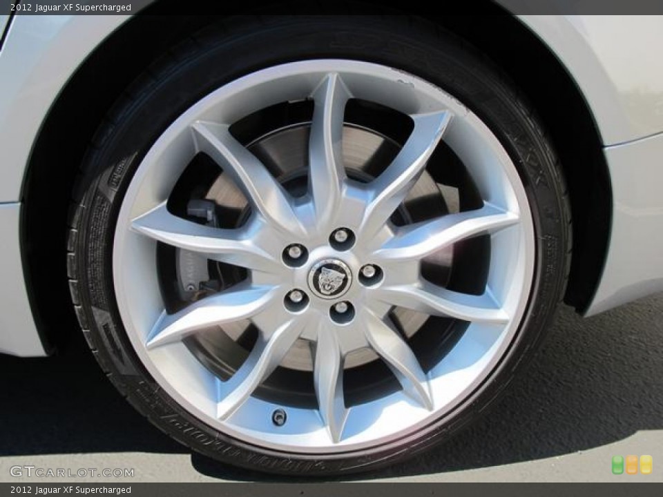 2012 Jaguar XF Supercharged Wheel and Tire Photo #69541950