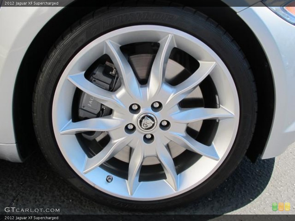2012 Jaguar XF Supercharged Wheel and Tire Photo #69541965