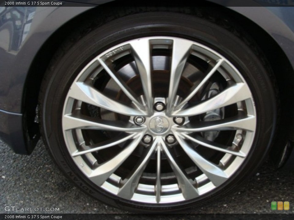 2008 Infiniti G 37 S Sport Coupe Wheel and Tire Photo #69543705