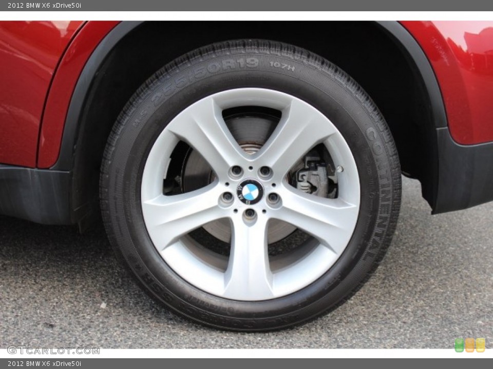 2012 BMW X6 xDrive50i Wheel and Tire Photo #69546096