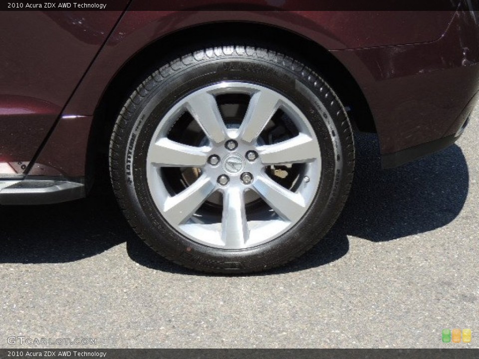 2010 Acura ZDX AWD Technology Wheel and Tire Photo #69548091