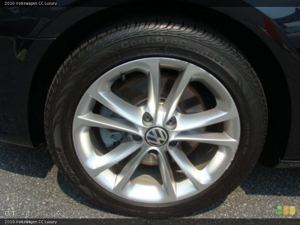 2010 Volkswagen CC Luxury Wheel and Tire Photo #69556266