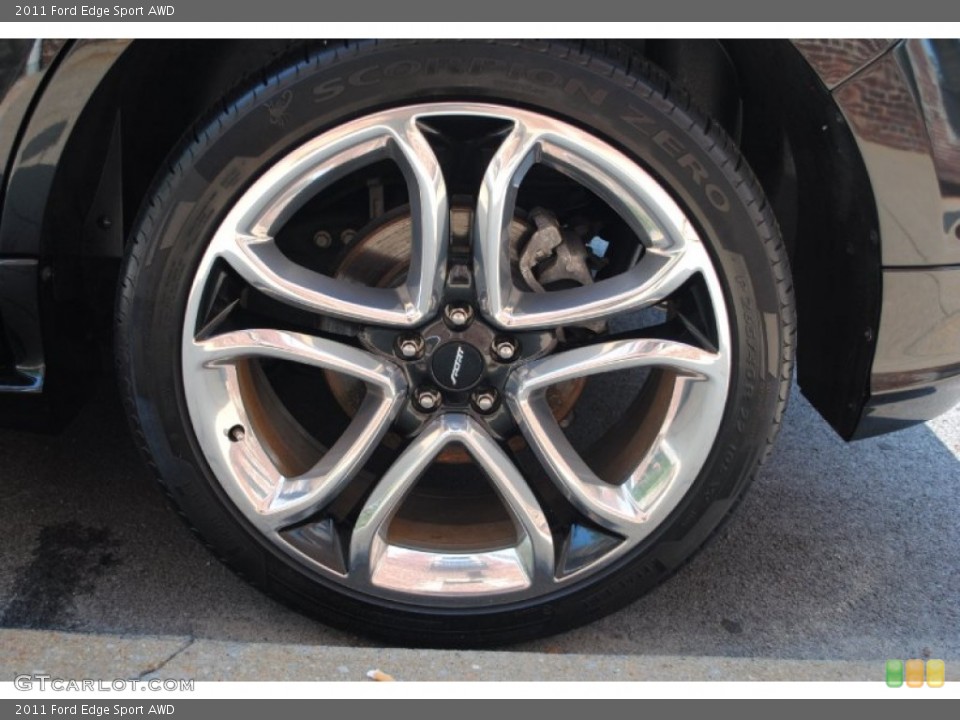2011 Ford Edge Sport AWD Wheel and Tire Photo #69558126