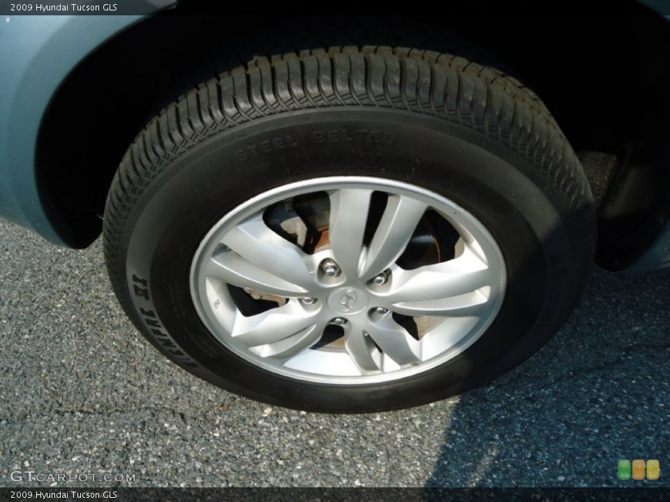 2009 Hyundai Tucson GLS Wheel and Tire Photo #69561395