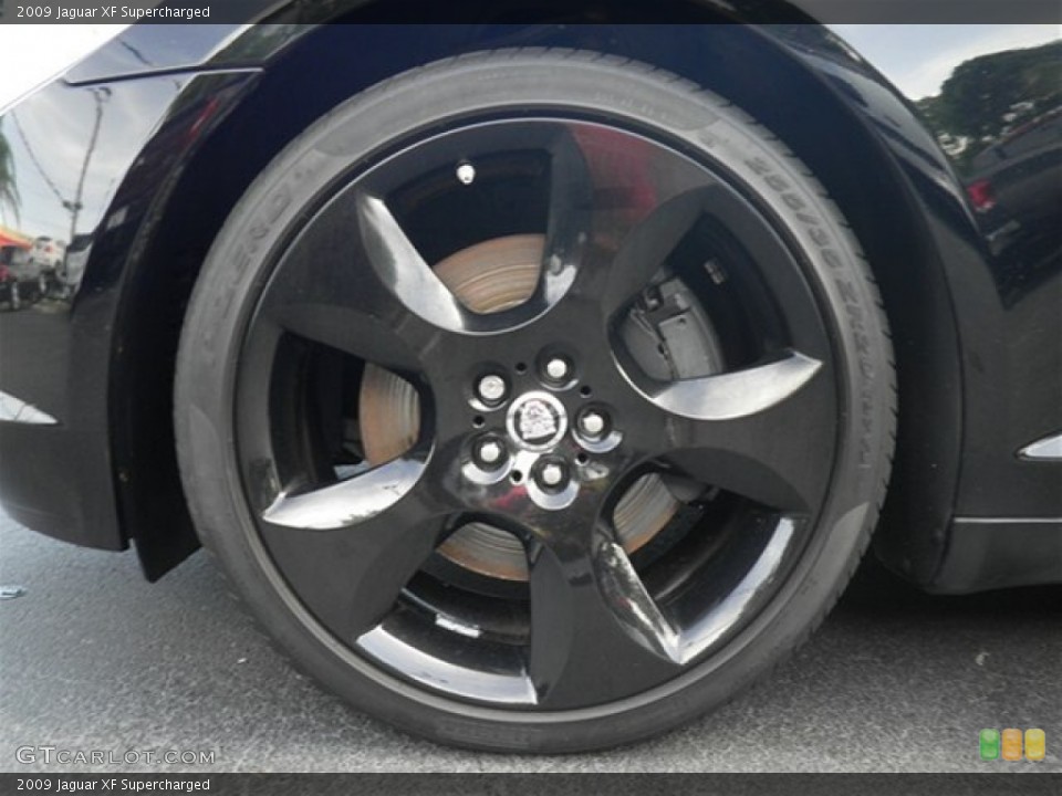 2009 Jaguar XF Supercharged Wheel and Tire Photo #69568176