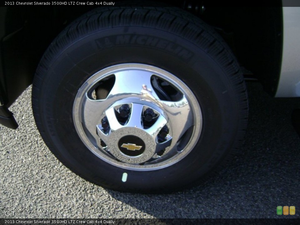 2013 Chevrolet Silverado 3500HD LTZ Crew Cab 4x4 Dually Wheel and Tire Photo #69572463
